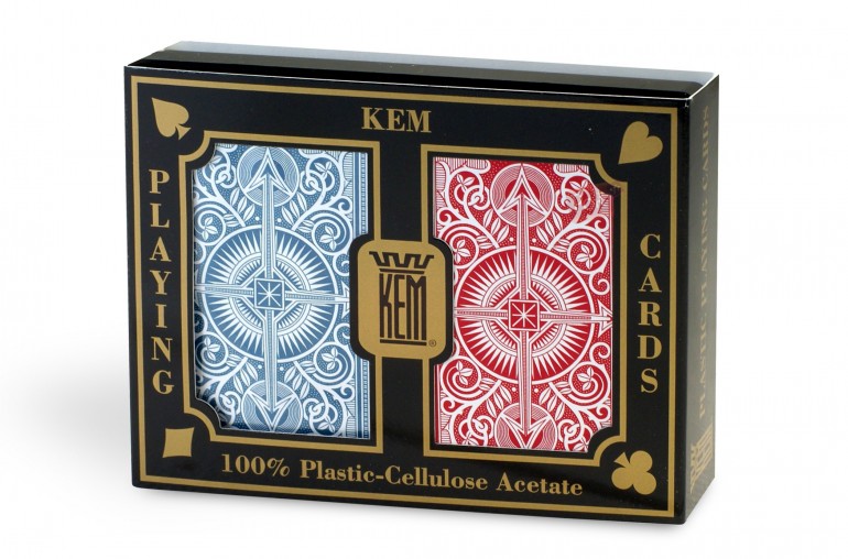Cartes Kem Arrow Poker Jumbo (rouge et bleu) x2