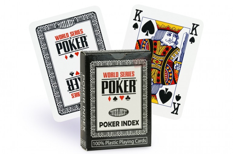 Cartes WSOP Poker Regular (noir)
