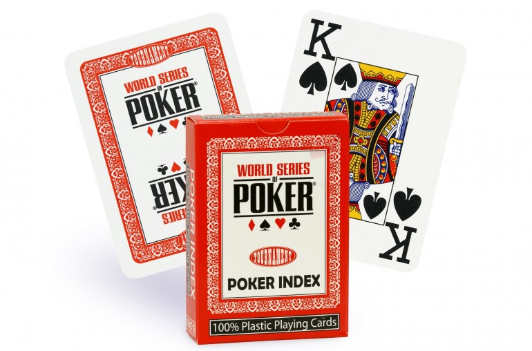 Cartes WSOP Poker Jumbo (rouge)