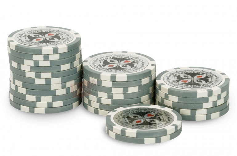 Rouleau de 25 jetons Ultimate Poker Chips 1