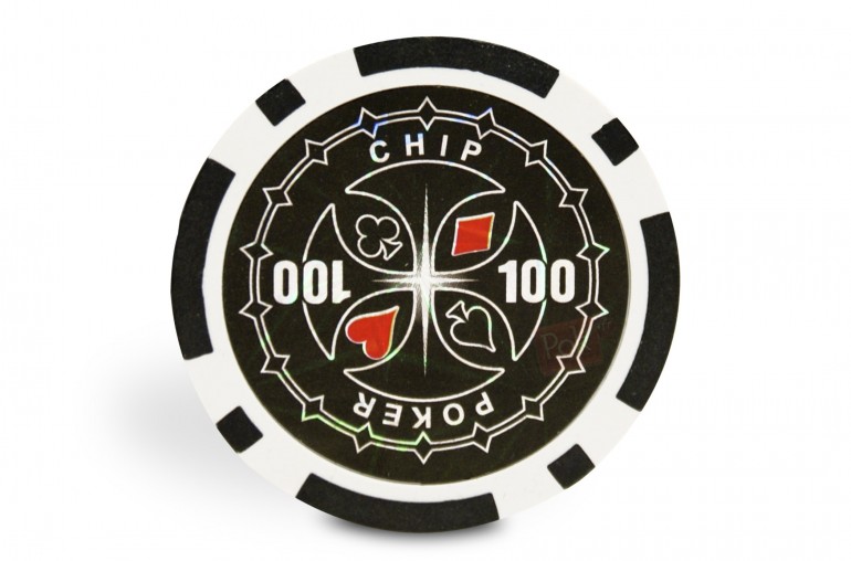 Rouleau de 25 jetons Ultimate Poker Chips 100