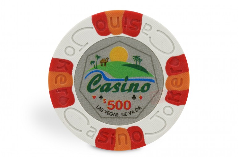 Rouleau de 25 jetons Casino Joker $500