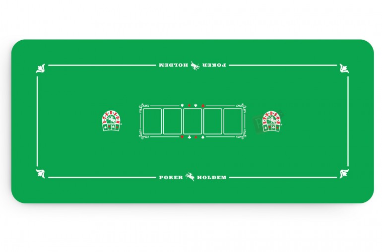 Tapis de poker Studson 125x60 (vert)
