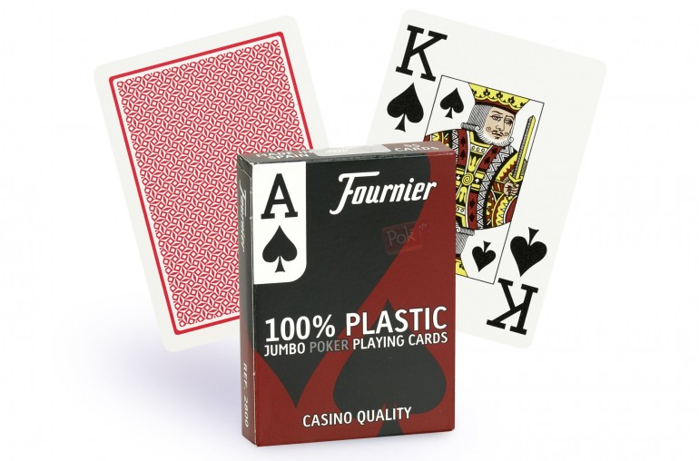 Cartes Fournier 2800 Poker Jumbo (rouge)