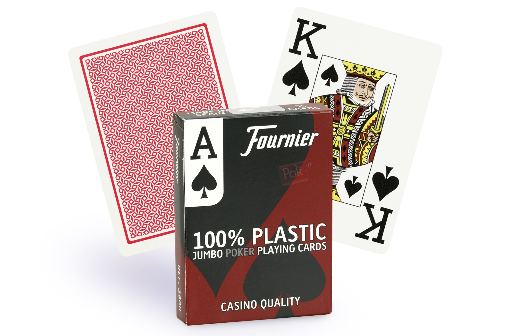 Cartes de poker Fournier Poker Jumbo rouge