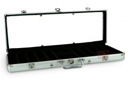 Rack à Jetons De Poker En Acrylique Transparent - Avec Couvercle - Capacité 100 Jetons - Organisateur Pour Soirée Jeu à Domicile