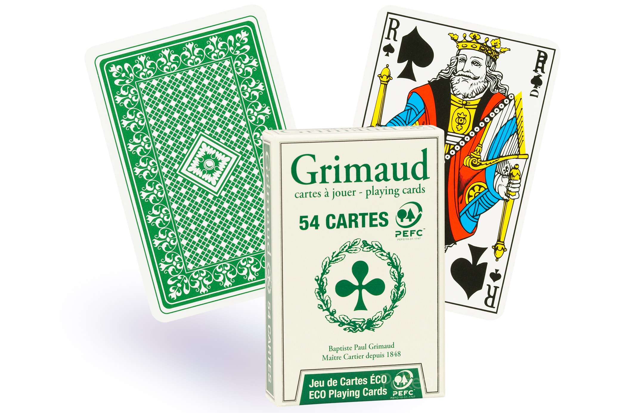 Ancien Jeu De Cartes Poker B.P. Grimaud N°90 - France