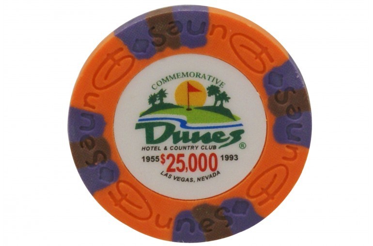 Jeton DUNES Commemorative 25000$ orange
