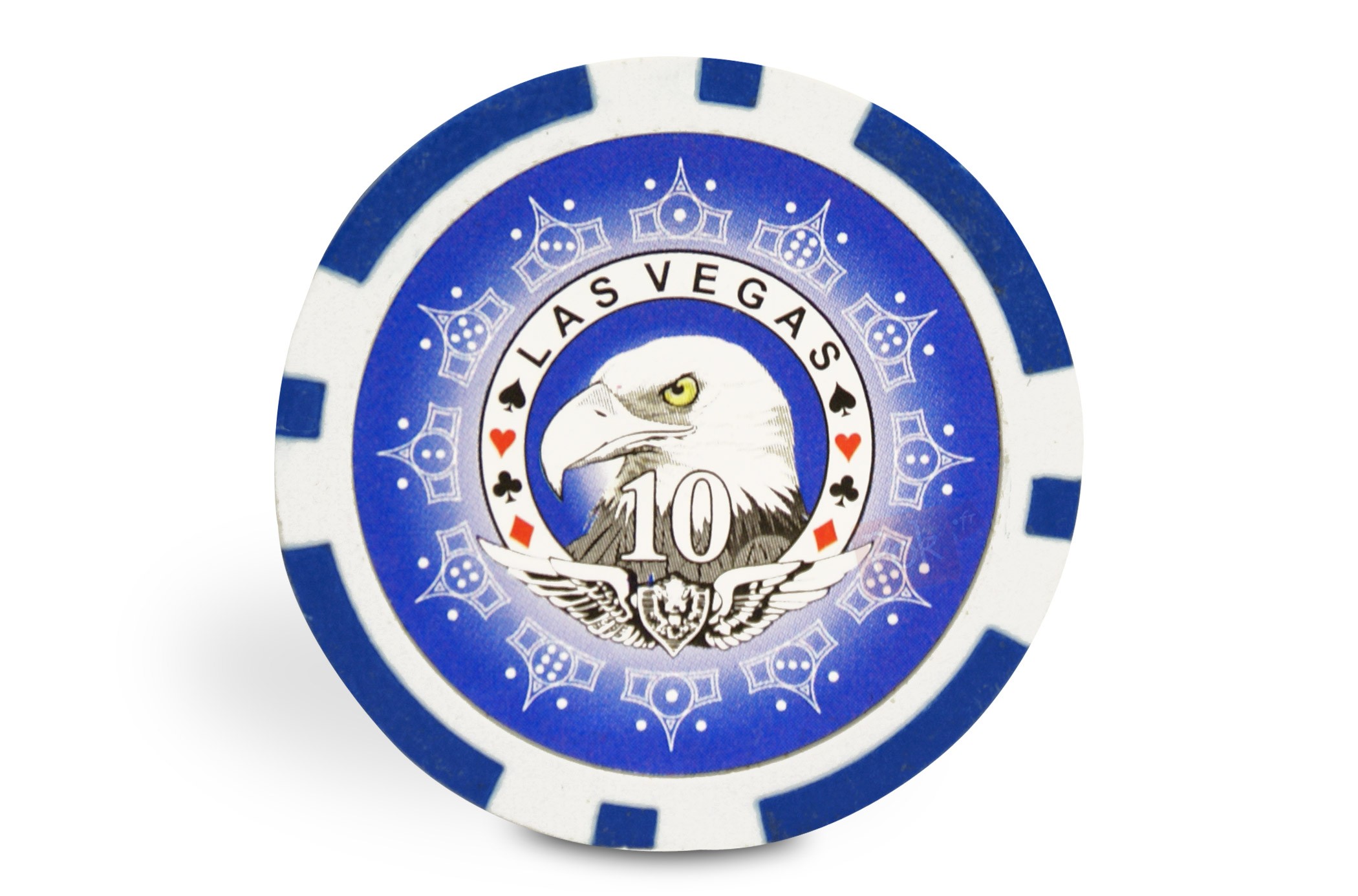 Jetons Poker Premium 14g - Rouleau De 25, Bleu, Clay Composit