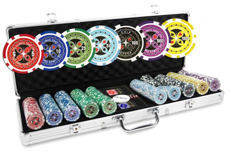 Mallette Ultimate Poker Chips 500 jetons
