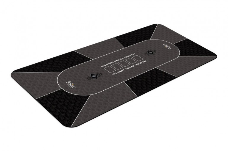 Tapis de Poker 180x90 Spade Noir