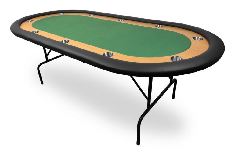 Table de poker racetrack (vert)