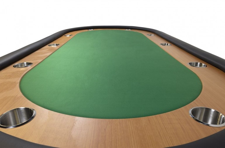 Table de poker racetrack (vert)