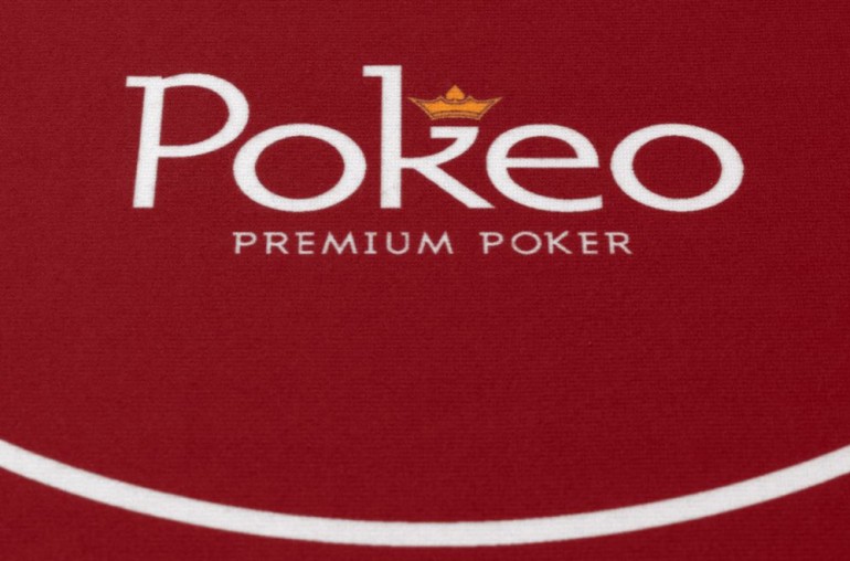 Table Poker Racetrack 10 Joueurs Pokeo Deluxe Rouge