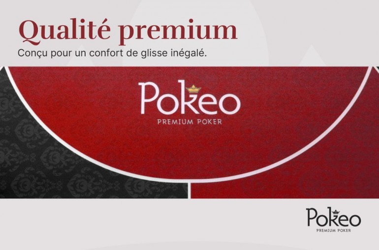 Tapis de Poker 180x90 Spade Rouge